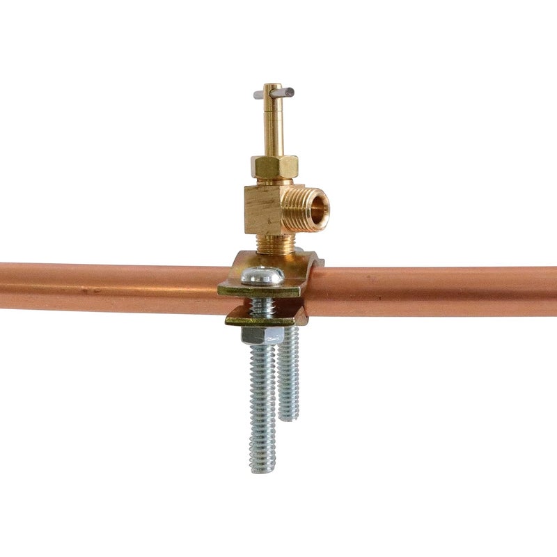 Kitchen Basics 101 Refrigerator Water Line Kit for All Fridges, Freezers, Humidifier Installation Kit, 1/4” x 25’ Poly Tubing, Saddle Piercing Needle Valve w Compression Fittings & Adapters - Image 4